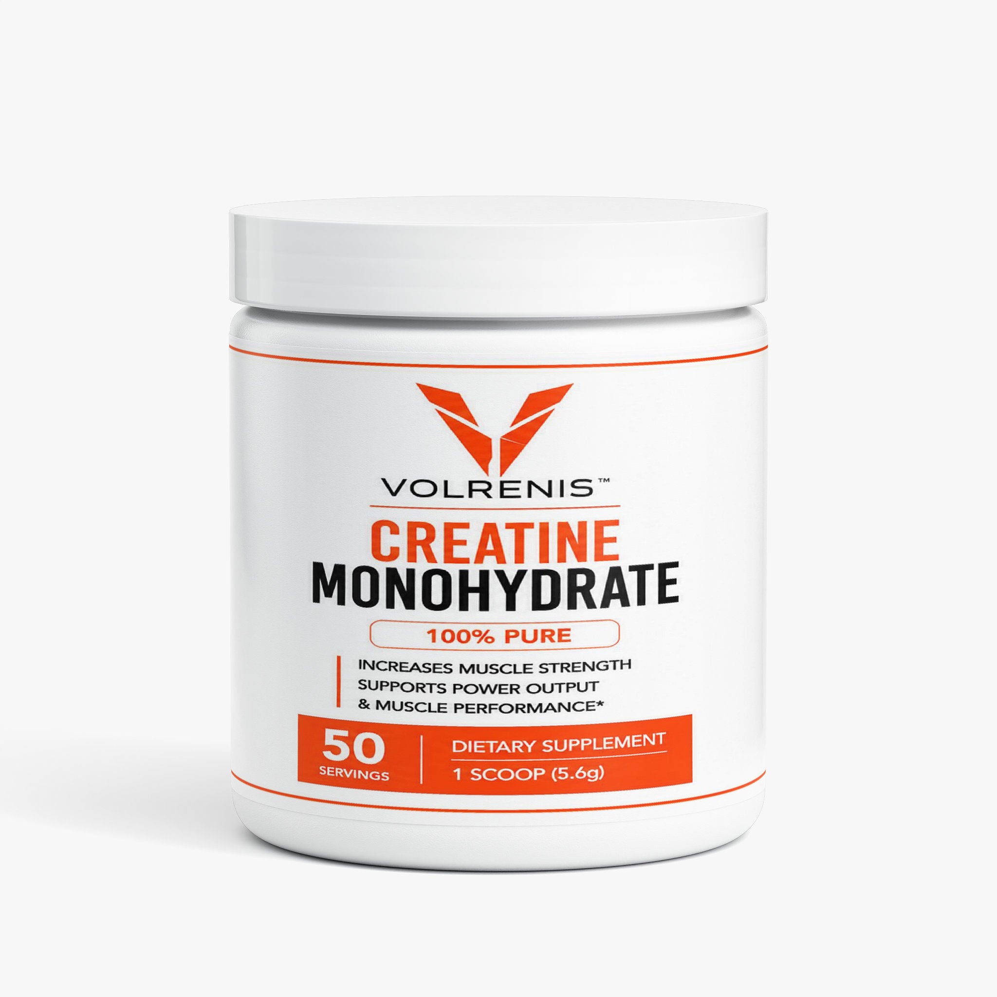 VOLRENIS Creatine Monohydrate — 50 Servings