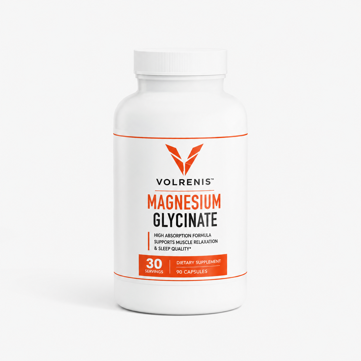 VOLRENIS Magnesium Glycinate — 90 Capsules